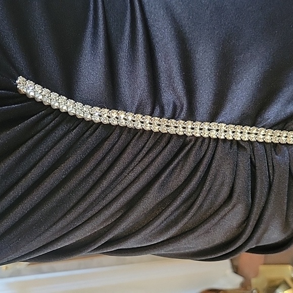 Vtg 80s Night Moves Disco Dress - Picture 5 of 10